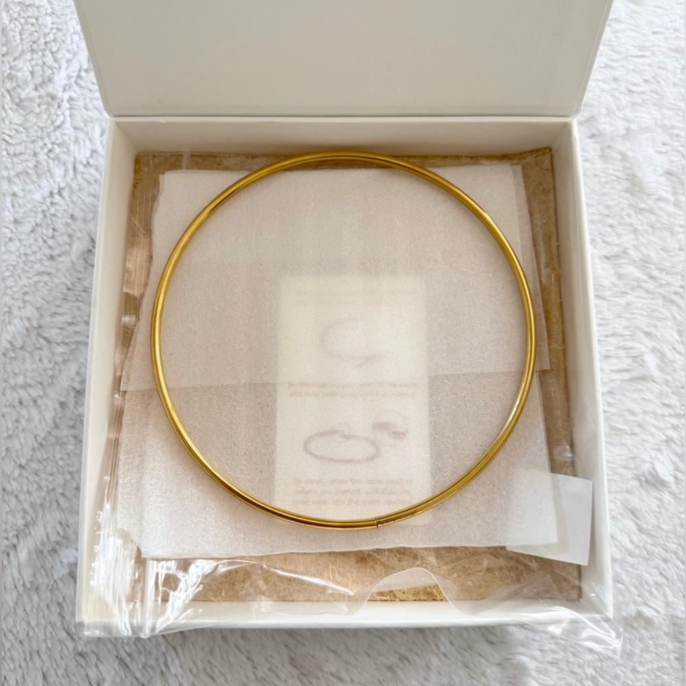Jenny Bird Gold Dane Collar New In Box